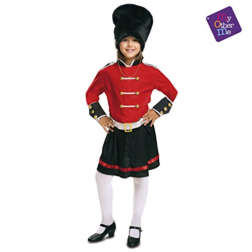 My Other Me Me-200943 Policía Disfraz de guardia inglesa para niña, 10-12 años (Viving Costumes 200943)