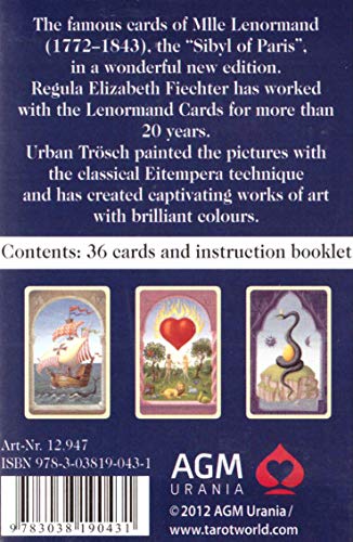 Mystical Lenormand Cards - GB: The fortune cards of Marie Anne Lenormand - English Version