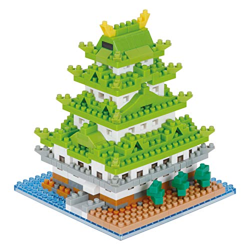 nanoblock - Castillo de Nagoya [edificios famosos mundialmente], kit de construcción de la serie Sight to See