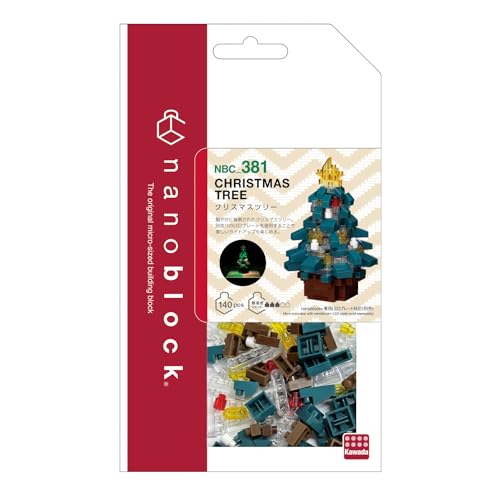 nanoblock - Navidad - Árbol de Navidad versión 2, kit de construcción de la serie Collection