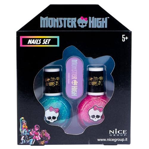 Nice Group - Monster High Gift Set Nails, 1 Caja con Esmaltes de Uñas