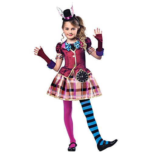 Niña Muchachas Sombrerero Loco Mad Hatter Disfraces Disfraz Alicia en el País de las Maravillas (11-12 años)