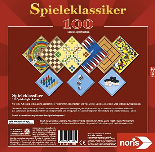 noris 606111686 - Juego clásico con 100 Posibilidades de Juego