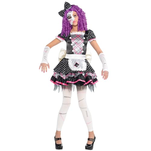 Nuevos Amscan Niños de Halloween Dañado Doll Girls Fancy Dress Costume Party