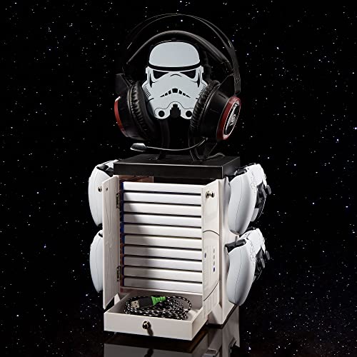 numskull Taquilla Videojuegos Star Wars Stormtrooper - Taquilla Star Wars - Accesorios Gaming Star Wars - Licencia Oficial