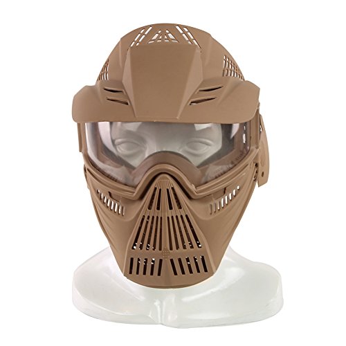 OAREA Máscaras Fantasma táctico al Aire Libre Militar CS Wargame Protección Sombreado Rejilla Máscara Facial Tiro Caza Paintball Accesorios