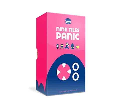 Oink Games Nine Tiles Panic • El juego de mesa de Japón • Juego de mesa para adultos y niños a partir de 7 años • Juego de rompecabezas (inglés)