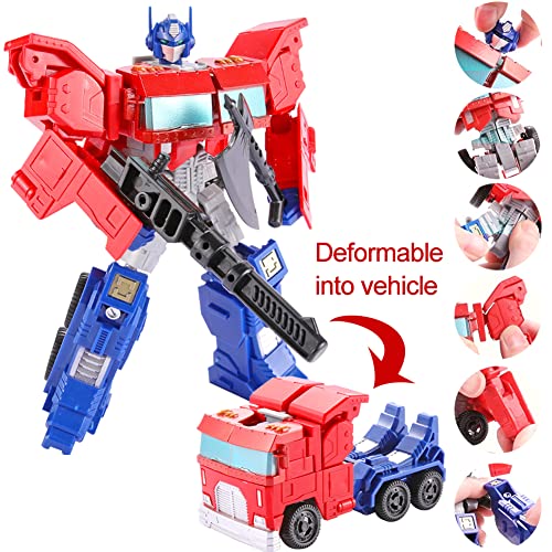 Optimus Prime Transformers Juguete Robot Transformar De Coche Deformado Commander Modelo De Deformación Manual Manualmente Car Modelo De Juguetes Personajes De Anime Regalos para Niños