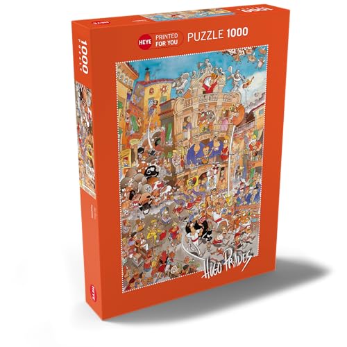 Pamplona - Hugo Prades - Premium 1000 Piezas Puzzles - Colección Especial MyPuzzle de Heye Puzzle