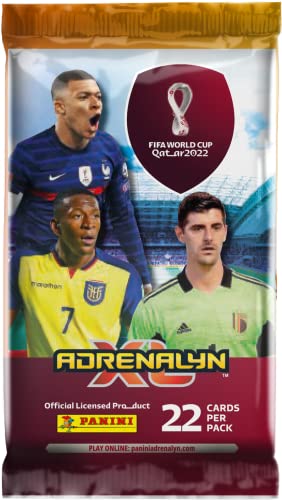 Panini Copa Mundial de Qatar de la FIFA 2022 Adrenalyn XL - Fat pack & FIFA World Cup Qatar 2022 - Blister 12 fundas + 1 regalo 004286KBF13