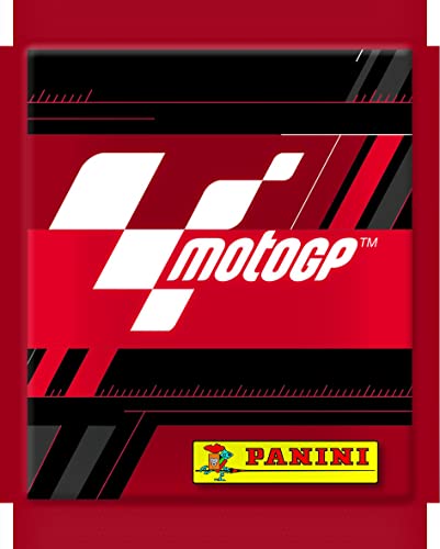 Panini- Moto GP 2023 - Pegatinas blíster 10 fundas + 1 tarjeta edición limitada 004616KBF10