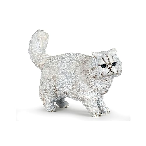 Papo -Figuras pintadas a Mano -Perros, Gatos y Cats-Gato persa-54042-Coleccionable -para Niños y Niñas de 3 Años o Más