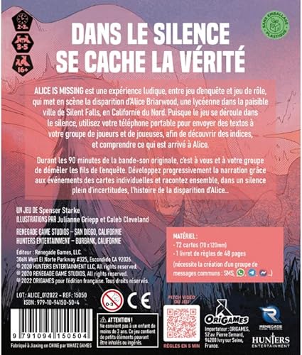 Parkage Alice is Missing - Versión en francés, JDPRGS050