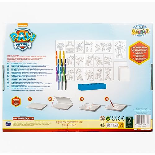 Paw Patrol - Juego de lápices de colores - Lápices para colorear para niños - Juego de lápices de colores y páginas para colorear