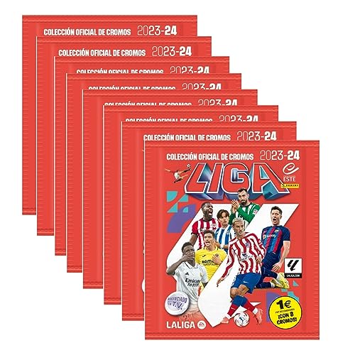 Pegatinas Para La Liga Este 2023-2024 - Colección Oficial de Cromos Panini - Segunda Edición (CAJA 50 SOBRES)