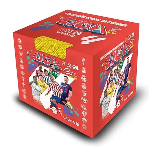 Pegatinas Para La Liga Este 2023-2024 - Colección Oficial de Cromos Panini - Segunda Edición (CAJA 50 SOBRES)