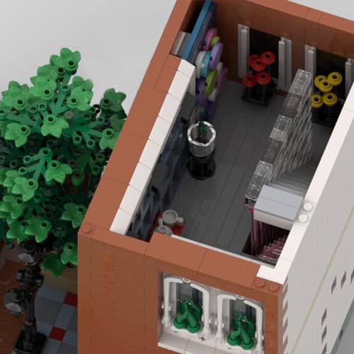 Peiro Bloques de construcción modulares de la casa,Modelo de construcción final de Venecia,Juego de edificios modulares para niños y adultos, bloques de sujeción casa compatible con piezas Lego-25989