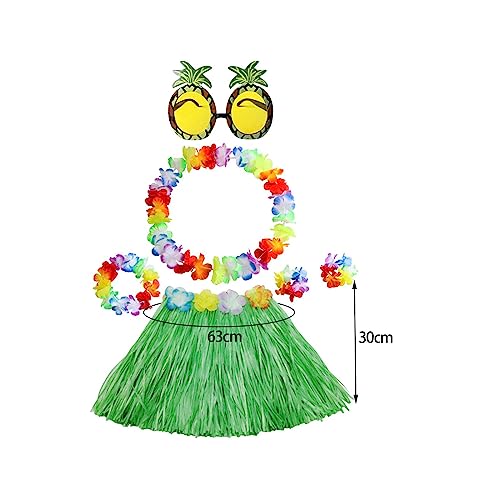 perfeclan de hierba Gafas de Reutilizables Señoras Vestir Novedad Disfraz Disfraces para fiesta Favores Danza Rendimiento, VERDE