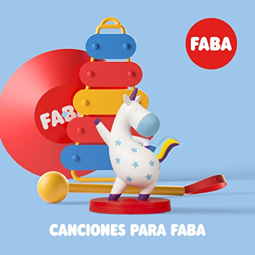 Personaje sonoro de FABA - El Unicornio Feliz - Canciones - Juguetes, Contenidos Educativos, En Español, para Niñas y Niños a Partir de 0 años, Multicolor, FFL30001