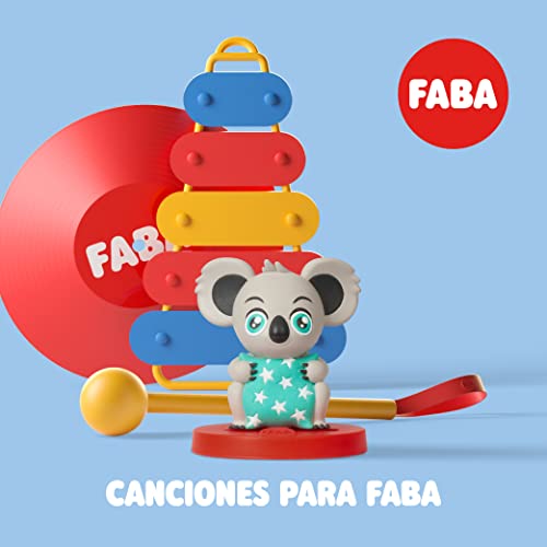 Personaje Sonoro de FABA - Los Abrazos de Las Buenas Noches - Canciones - Juguetes, Contenidos Educativos, En Español, para Niñas y Niños de 0 a 3 años, Multicolor, FFL30002