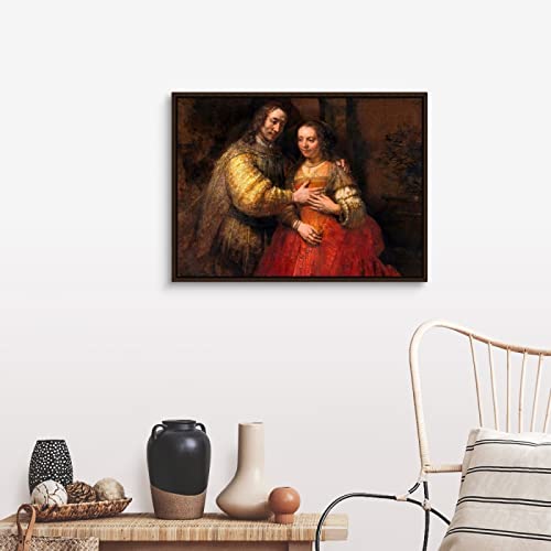 Pintar por Numeros Adultos, Niños, DIY Paint by Numbers,@ — Retrato de una pareja como figuras del Antiguo Testamento conocidas como la novia judía, por Rembrandt van Rijn