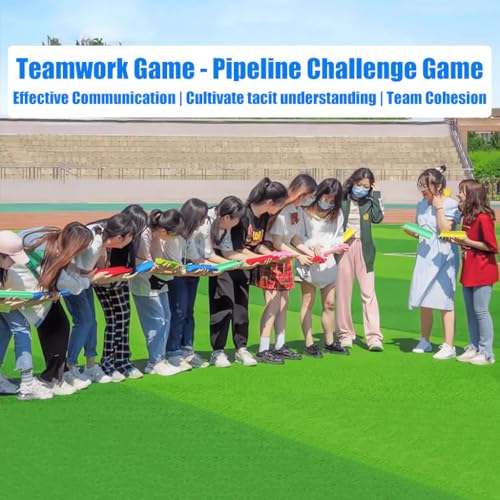 Pipeline Challenge Game Juego De Desafío De Tuberías, Juegos De Trabajo En Equipo para Días De Campo, Juegos De Trabajo En Equipo para El Trabajo, Juegos De Trabajo En Equipo para 5-10 Personas