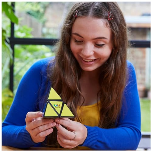Pirámide de Rubik's, Rompecabezas Triangular de Coincidencia de Colores de Bolsillo Pirámide de Rubik's