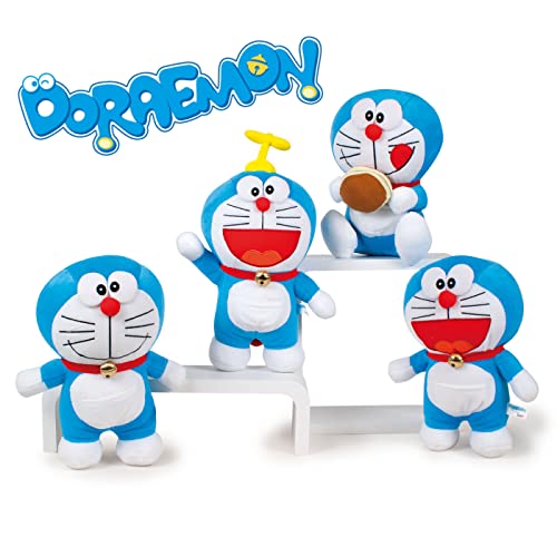 Play by Play Peluche Doraemon 40cm Peluche Suave, Envío 1 Peluche Color Aleatorio Regalo Niño Niña Cumpleaños, Navidad, Reyes