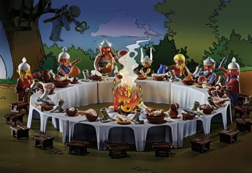 PLAYMOBIL 70931 Asterix Banquete de la Aldea, Juguetes para niños a Partir de 5 años, Multicolor