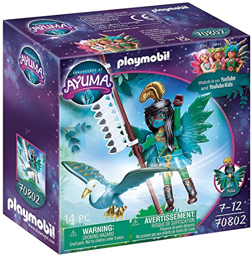PLAYMOBIL Adventures of Ayuma 70802 Knight Fairy con Animal del Alma y Accesorios, A Partir de 7 años