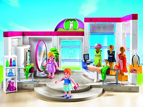 Playmobil Centro Comercial - City Life Tienda de Ropa Playsets de Figuras de jugete (Playmobil 5486)