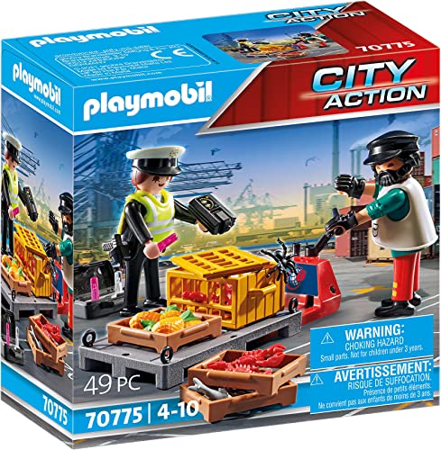 PLAYMOBIL City Action, Control Aduanero 70775, a Partir de 4 años