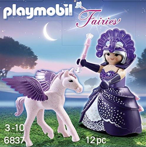 Playmobil Huevos - Reina Luna con Bebé Pegaso (6837)