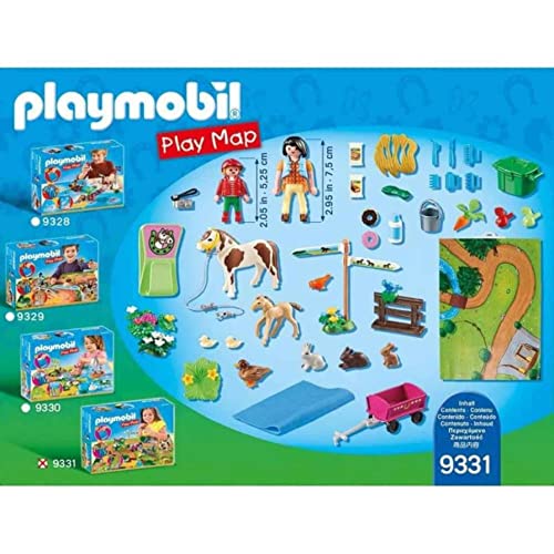 PLAYMOBIL Play Map Paseo con Ponis