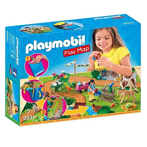 PLAYMOBIL Play Map Paseo con Ponis
