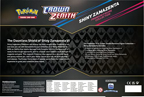 Pokémon Crown Zenith Shiny Zamazenta Premium Figure Collection