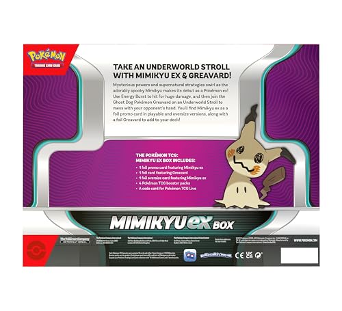 Pokémon- Mimikyu ex Box, Color Negro (290-85218)