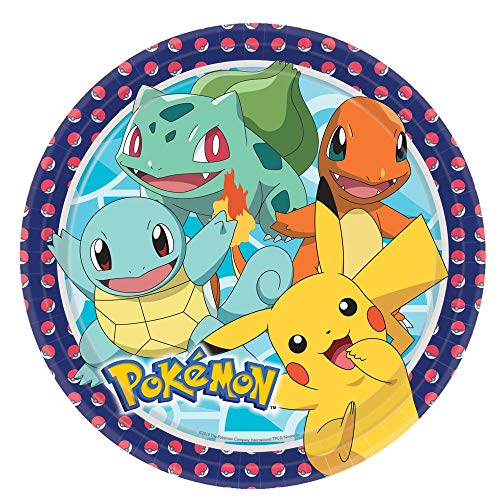 Pokemon Set Fiesta | Establecer Vajilla Desechable Platos Tazas Servilletas