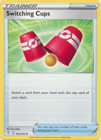 Pokemon - Tazas de conmutación de tarjeta individual 162/203