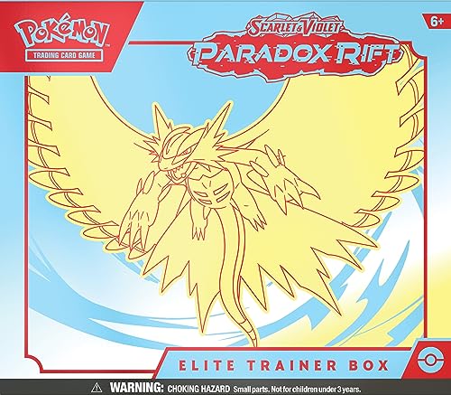 Pokemon TCG: Scarlet and Violet: Paradox Rift: Elite Trainer Box - Roaring Moon