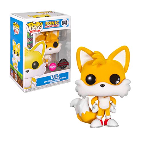 POP Funko 54580 Games Sonic Tails #641 Flocked 2021 Exclusive Special Edition