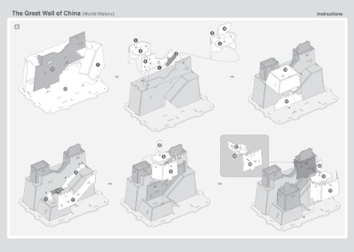 POP Out World 3D Puzzle - World History Series "The Great Wall of China - China"