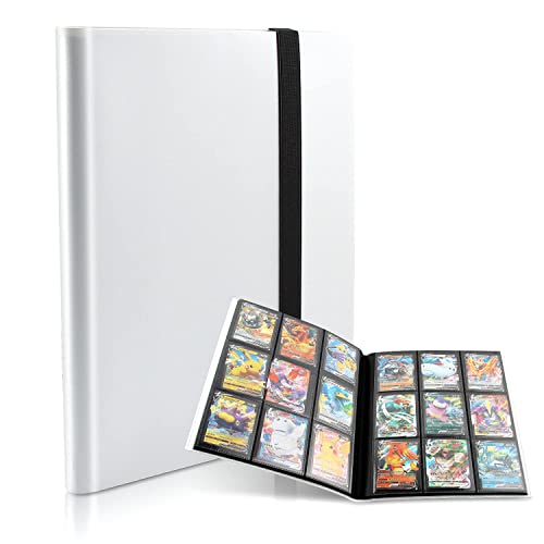 Portatarjetas de coleccionar, álbum archivador para tarjetas coleccionables, álbum archivador de tarjetas de intercambio, 360 tarjetas, 9 bolsas, cuaderno gama archivador de tarjetas