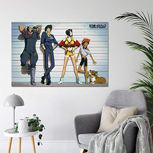 Póster Cowboy Bebop - Line Up/Personajes (91,5cm x 61cm) + 1 póster Sorpresa de Regalo