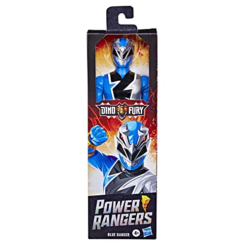 Power Rangers Figura de acción Dino Fury Blue Ranger de 30 cm, Serie de TV F2963, Talla única