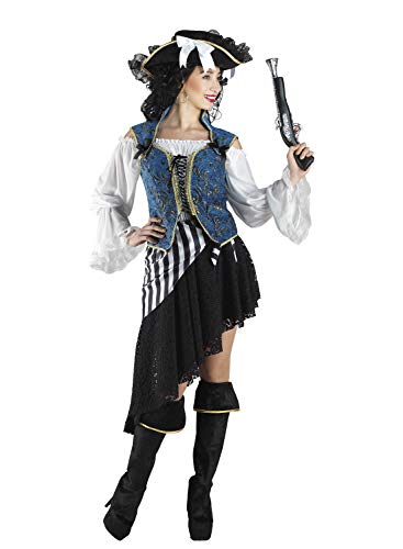 PRESTIGE & DELUXE Disfraz de carnaval adulto pirata del tesoro perdido talla única M