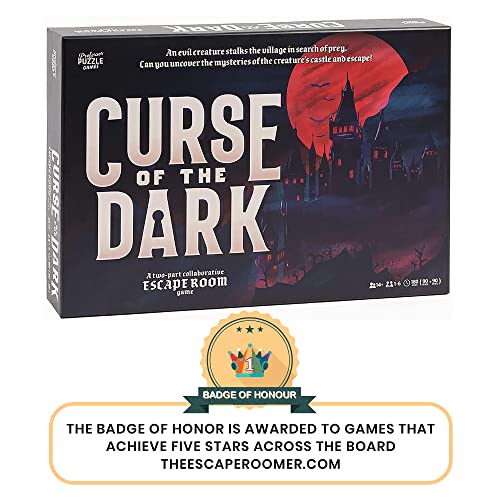 Professor Puzzle Juego Curse of The Dark Escape Room - Investiga el misterio de un pueblo condenado