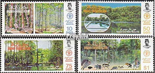 Prophila Collection Brunei 303-306 (Completa.edición.) 1984 Forestal (Sellos para los coleccionistas) paisajes