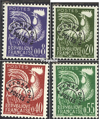 Prophila Collection Francia 1302-1305 (Completa.edición.) 1960 Gálico Gallo (Sellos para los coleccionistas) Aves