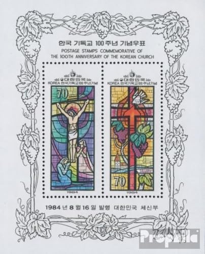 Prophila Collection Sur-Corea Block489 (Completa.edición.) 1984 Protestantismo en Corea (Sellos para los coleccionistas) Cristianismo